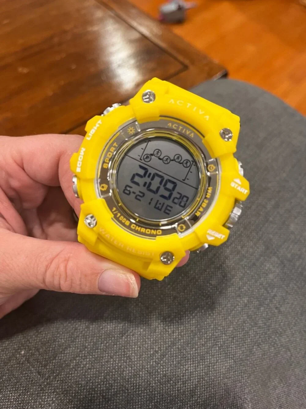 Activa x Invicta Rally 50mm Yellow Digital Sport Watch Set NWT